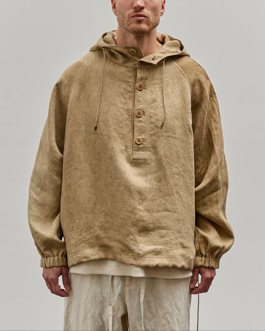 Colbo Hooded Raglan Parka, Hard Wash Beige