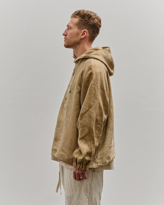 Colbo Hooded Raglan Parka, Hard Wash Beige