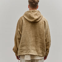 Colbo Hooded Raglan Parka, Hard Wash Beige