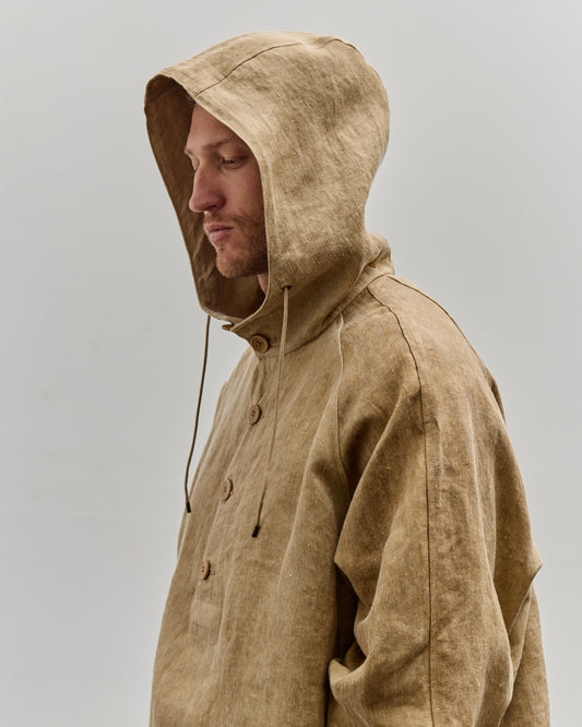 Colbo Hooded Raglan Parka, Hard Wash Beige