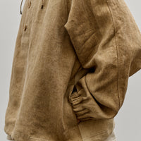 Colbo Hooded Raglan Parka, Hard Wash Beige