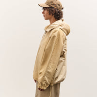 Colbo Hooded Raglan Parka, Washed Yellow Stripe
