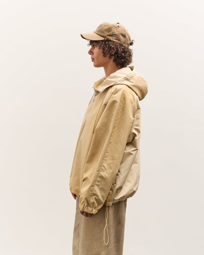 Colbo Hooded Raglan Parka, Washed Yellow Stripe