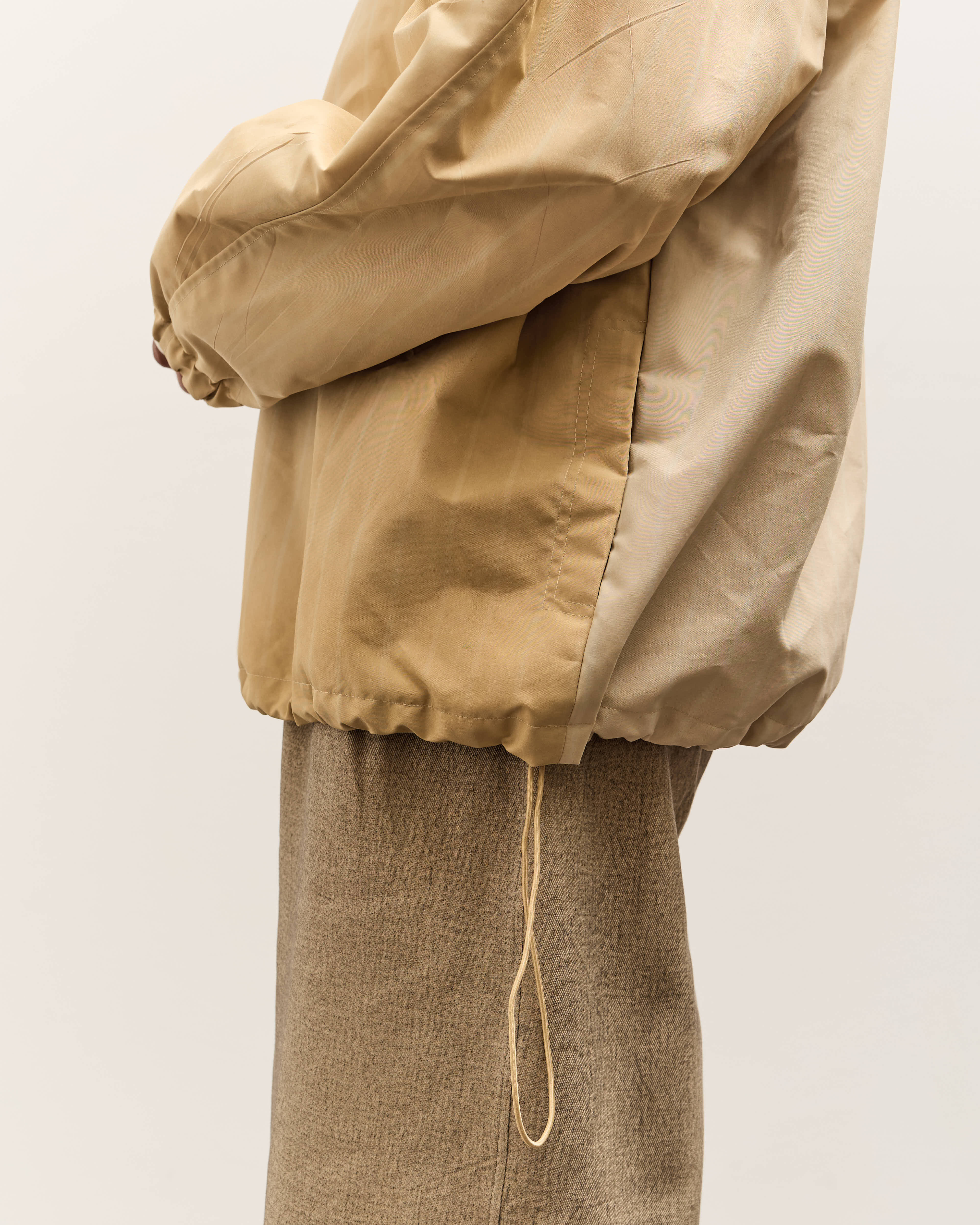 Colbo Hooded Raglan Parka, Washed Yellow Stripe – Glasswing