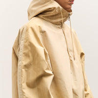 Colbo Hooded Raglan Parka, Washed Yellow Stripe