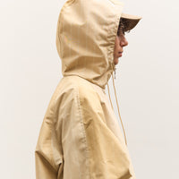 Colbo Hooded Raglan Parka, Washed Yellow Stripe