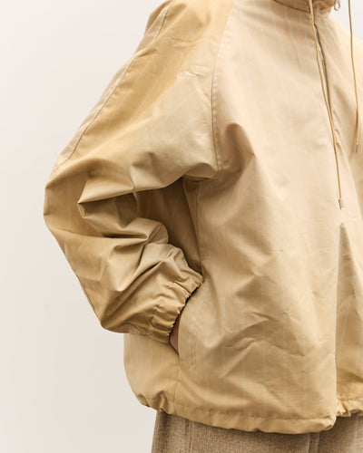 Colbo Hooded Raglan Parka, Washed Yellow Stripe