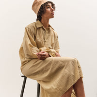 Colbo Leather Bucket Hat, Distressed Beige