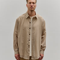 Colbo Unisex Office Shirt, Brown & Beige Strips