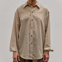 Colbo Office Shirt, Brown & Beige Stripe