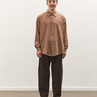 Colbo Office Shirt Unisex, Sheer Crinkled Clay