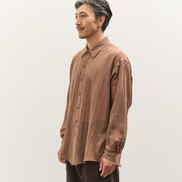 Colbo Office Shirt Unisex, Sheer Crinkled Clay