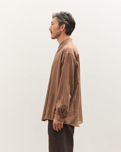 Colbo Office Shirt Unisex, Sheer Crinkled Clay