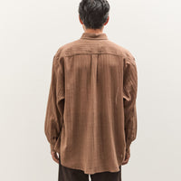 Colbo Office Shirt Unisex, Sheer Crinkled Clay