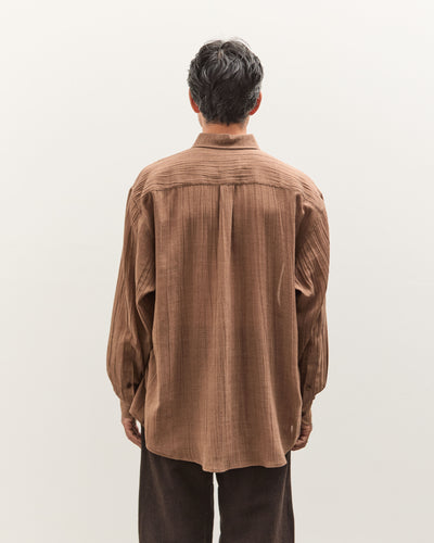 Colbo Office Shirt Unisex, Sheer Crinkled Clay