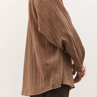 Colbo Office Shirt Unisex, Sheer Crinkled Clay