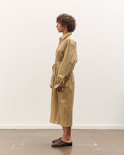 Colbo Office Dress, Washed Gold Nylon