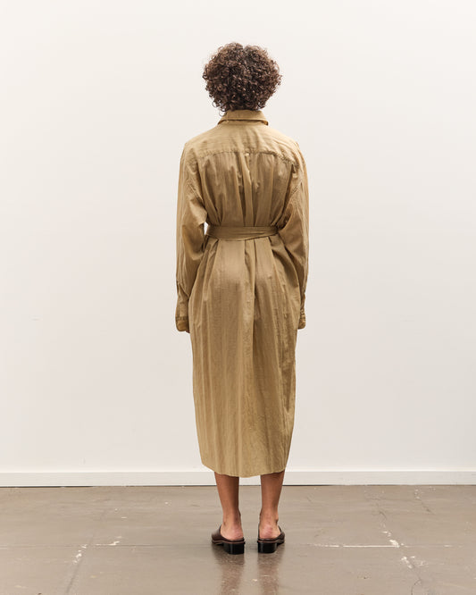 Colbo Office Dress, Washed Gold Nylon