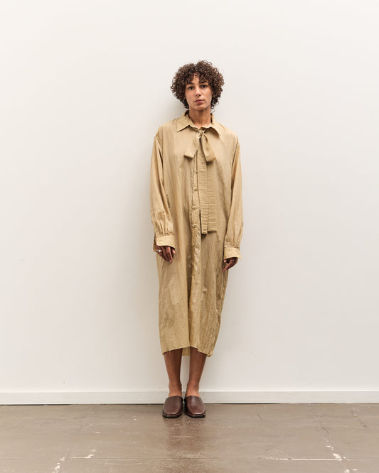 Colbo Office Dress, Washed Gold Nylon