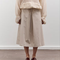 Colbo Drawstring Skirt, Beige