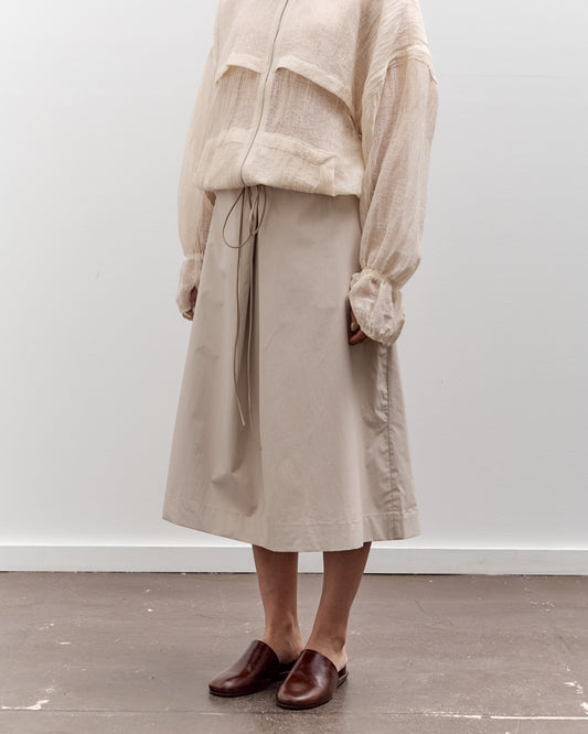 Colbo Drawstring Skirt, Beige