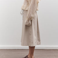 Colbo Drawstring Skirt, Beige