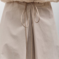 Colbo Drawstring Skirt, Beige