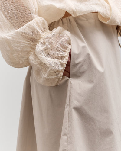 Colbo Drawstring Skirt, Beige