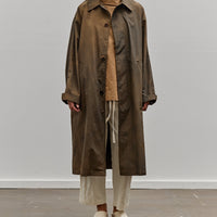 Colbo Trench Coat, Washed Dark Brown