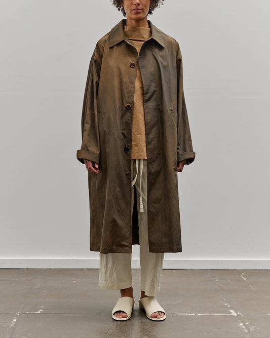 Colbo Trench Coat, Washed Dark Brown