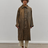 Colbo Trench Coat, Washed Dark Brown