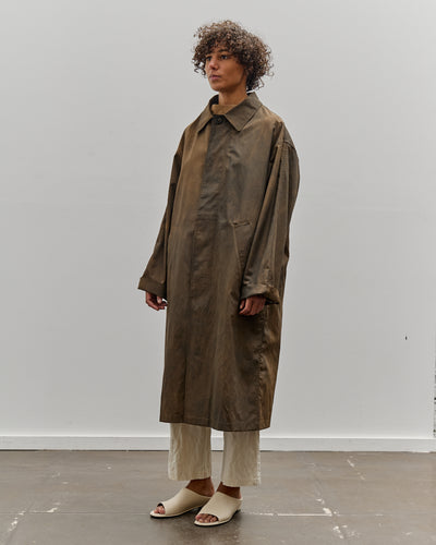 Colbo Trench Coat, Washed Dark Brown