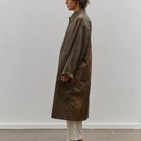 Colbo Trench Coat, Washed Dark Brown