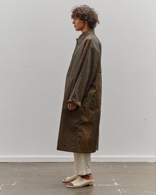 Colbo Trench Coat, Washed Dark Brown