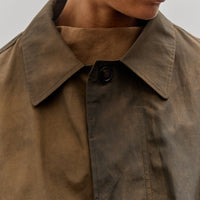 Colbo Trench Coat, Washed Dark Brown