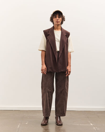 Colbo Gabby Vest, Dark Brown