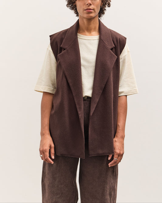 Colbo Gabby Vest, Dark Brown