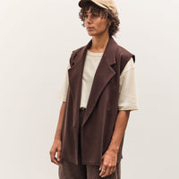 Colbo Gabby Vest, Dark Brown
