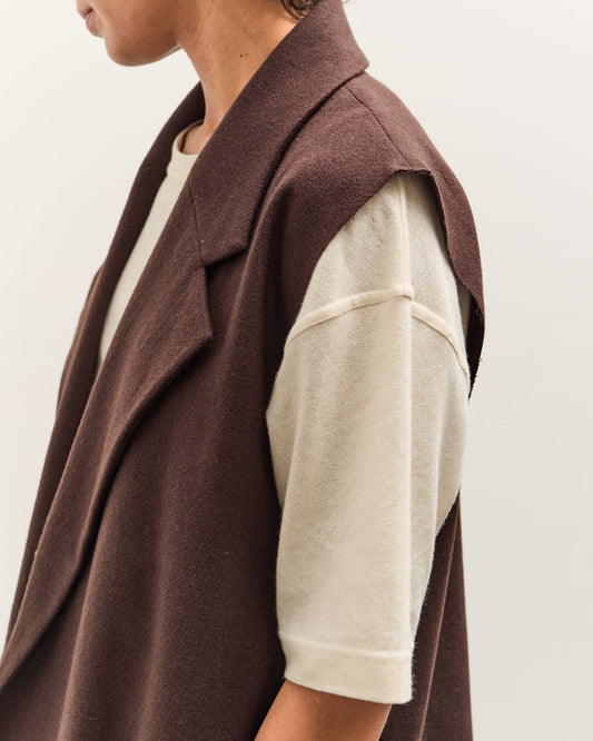 Colbo Gabby Vest, Dark Brown