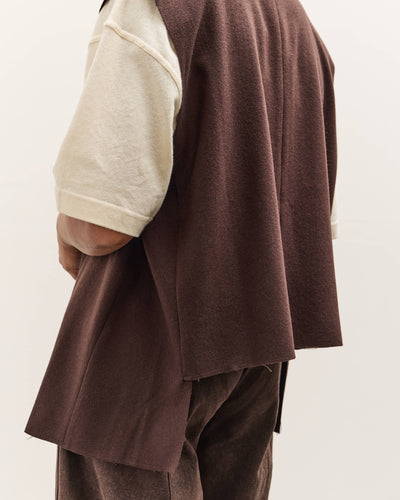 Colbo Gabby Vest, Dark Brown