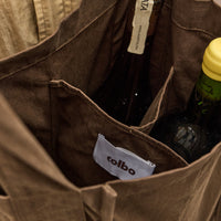 Colbo Wine Bag, Military Brown