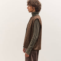 Colbo Zip Vest, Speckled Brown