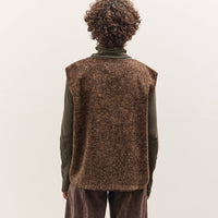 Colbo Zip Vest, Speckled Brown