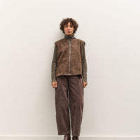 Colbo Zip Vest, Speckled Brown