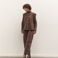 Colbo Zip Vest, Speckled Brown