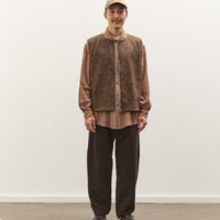 Colbo Zip Vest Unisex, Speckled Brown