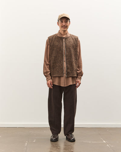 Colbo Zip Vest Unisex, Speckled Brown