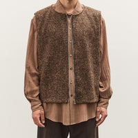 Colbo Zip Vest Unisex, Speckled Brown