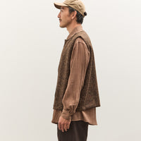 Colbo Zip Vest Unisex, Speckled Brown