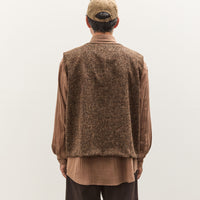 Colbo Zip Vest Unisex, Speckled Brown